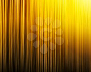 Horizontal vertical vibrant yellow curtains background backdrop