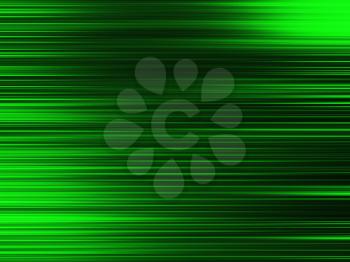 Horizontal vivid green blurred abstraction lines background