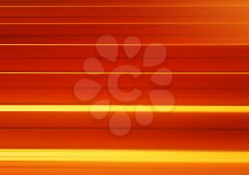 Horizontal orange motion blur panels background