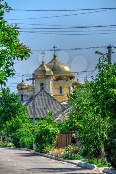 The village of Vilkovo in Odessa region, Ukraine. The beginning of the river walk to the Danube Delta