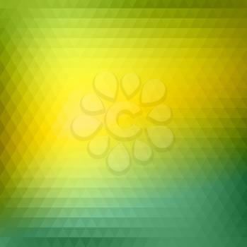 Abstract Green Triangle Background, Vector Illustration EPS 10