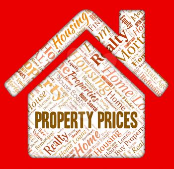 Property Prices Indicating Real Estate And Estimate