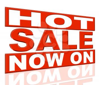 Hot Sale Indicating At The Moment And Promo
