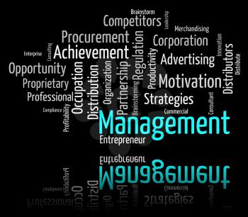 Management Word Meaning Text Organization And Head