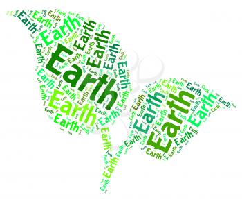 Earth Word Cloud Meaning Go Green And Conservation