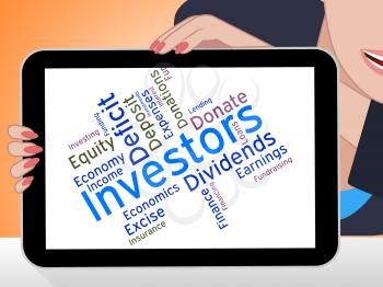 Investors Word Meaning Return On Investment And Opportunity Wordcloud 