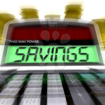 Savings Calculated Showing Setting Aside Financial Reserves