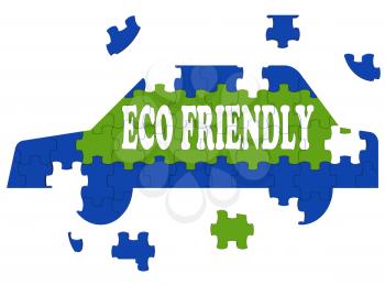 Eco Friendly Car Meaning Environmentally Clean Automobile