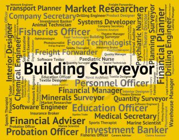 Building Surveyor Representing Constructions Employee And Home