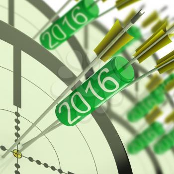 2016 Accurate Dart Target Showing Successful Future