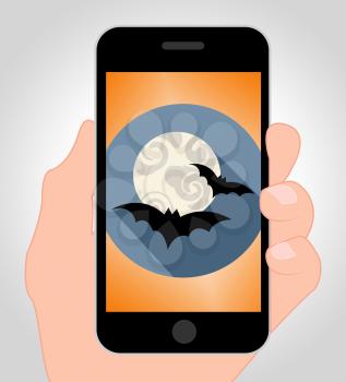 Halloween Bats Online Showing Spooky Hanging Animals