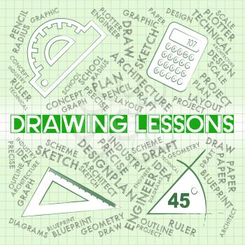 Drawing Lessons Showing Sketching And Creativity Class