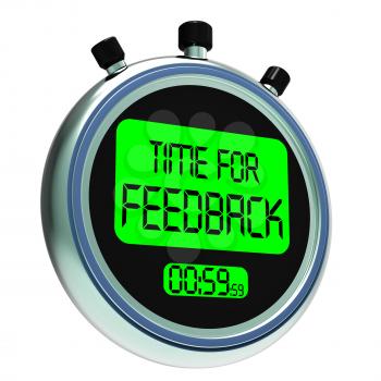 Time For feedback Meaning Opinion Evaluation And Surveys