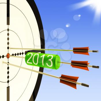 2013 Target Showing Business Plan Progress Forecast