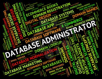 Database Administrator Indicating Computer Computing And Employee