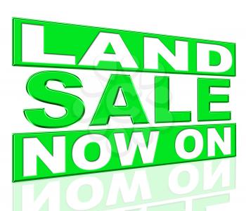 Land Sale Representing At This Time And Promo