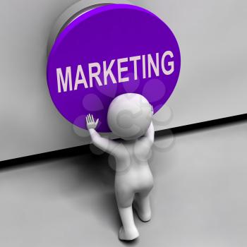 Marketing Button Meaning Brand Promotions And Advertising