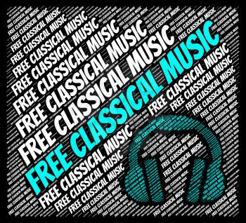Free Classical Music Representing Sound Track And Gratis