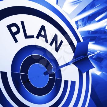 Plan Target Meaning Business Planning, Missions And Goals