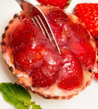 Strawberry Tart Meaning Fruit Pie And Baking