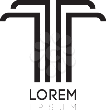 Elegant T Logo Design, AI 10 supported.