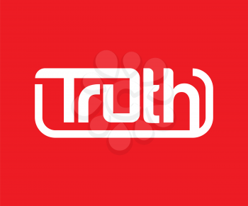 Truth Logo Design COncept, AI 10 supported.