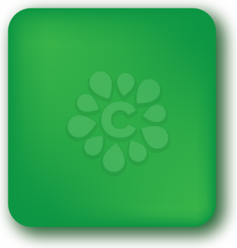 Green Blank Button Design.