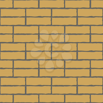 Seamless vector background of a brick wall