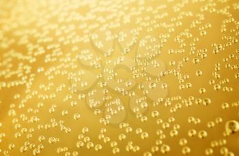 Gold background bubble texture. Element of design.