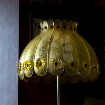 Abazhyur vintage lamp. Low key. Added noise