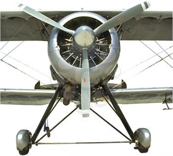 Royalty Free Photo of a Close Up of an Air Planes Nose 