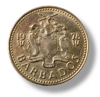 Royalty Free Photo of a Barbados Coin
