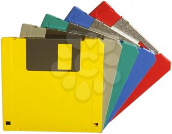 Royalty Free Photo of Computer Floppy Discs