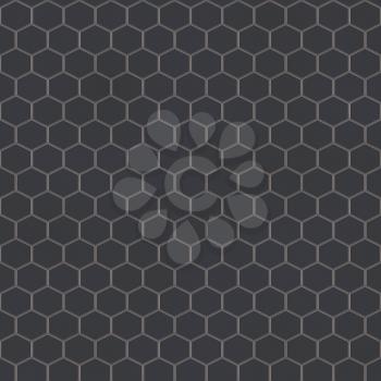 Honeycomb geometric design. 3D rendering.