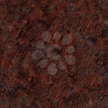 Abstract textured rust metal surface background. . 3D rendering