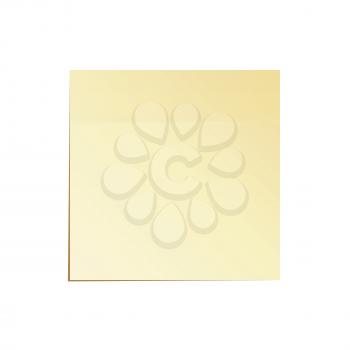 Paper Work Notes Isolated Vector. Sticky Note Illustration On White