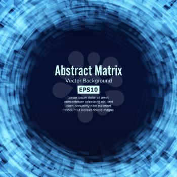 Sci-fi Abstract Matrix Futuristic Technology Background illustration