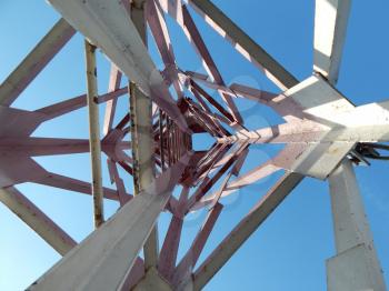 The design of the fire tower of the metal tower