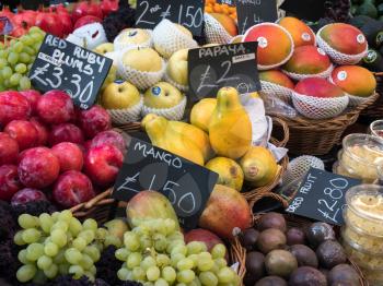 Fresh Fruit for Sale in Borough Market
