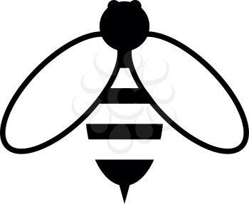 Bee it is the black color icon .