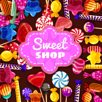 Candy Sweet Shop background set of different colors of candy, candy, sweets, candy, jelly beans