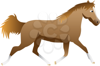 Cartoon horse
