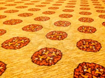 Royal regal emblem seal yellow god red carpet floor background pattern