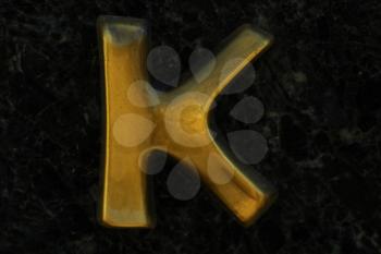 Royalty Free Photo of the Letter K