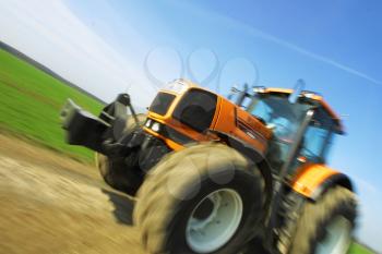 Royalty Free Photo of a Tractor