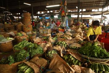 Royalty Free Photo of a Marketplace in Thailand