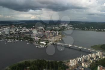 Royalty Free Photo of an Aerial of Finland