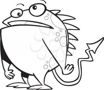 Royalty Free Clipart Image of a
Creature