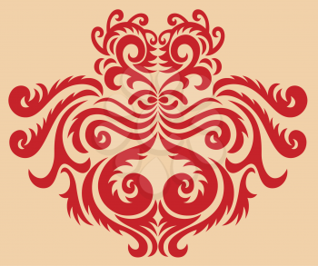 Royalty Free Clipart Image of a Deco Pattern