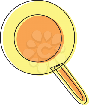 Royalty Free Clipart Image of a Frying Pan